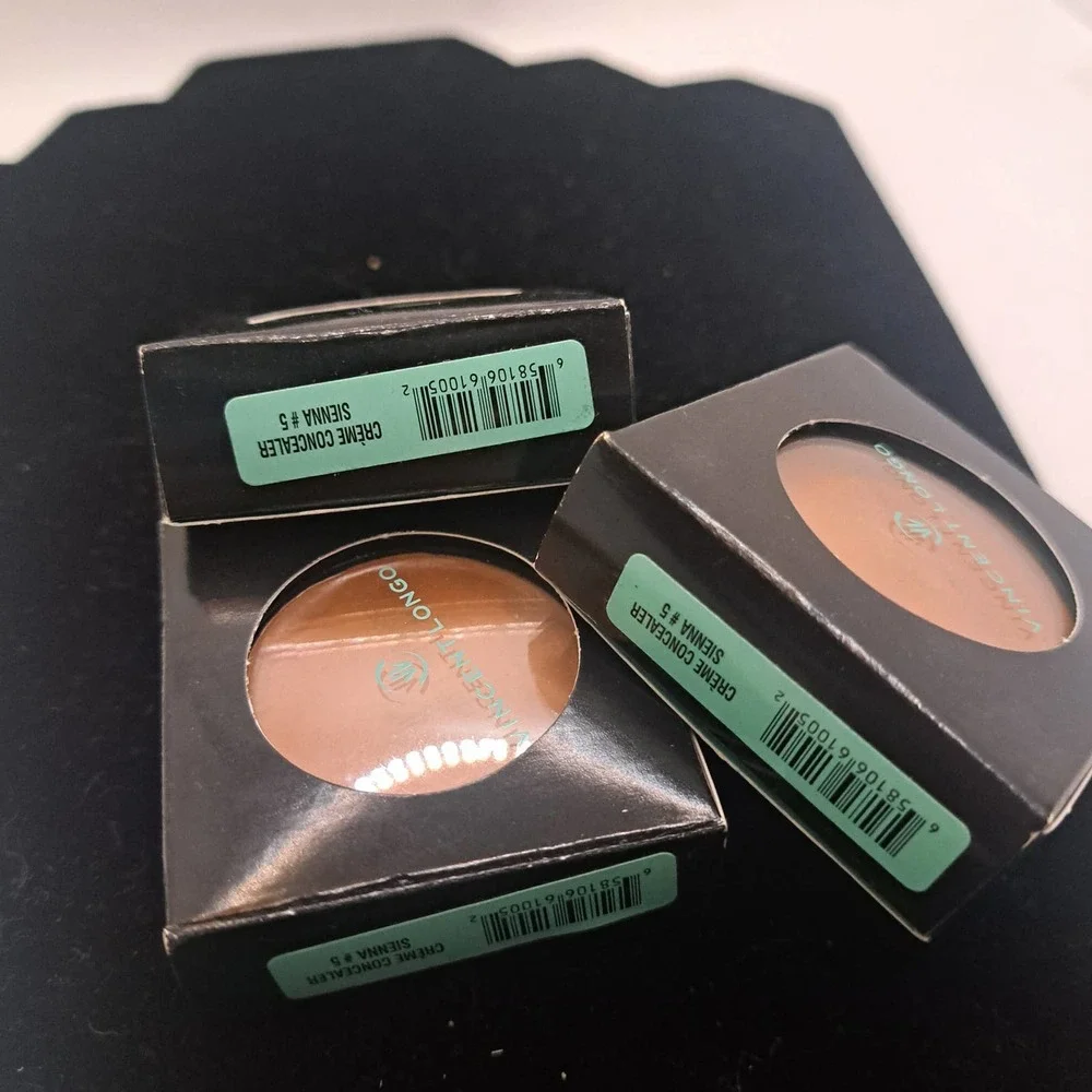 NIB - Set of THREE Vincent Longo Cream Concealer Sienna # 5